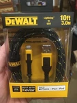 Dewalt DXMA1311326 Usb Charging Cable For Iphone / Ipad Ipod (10FT). Fixed Price $34.99.