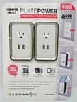 Sharper Image Plate Power Usb Wall Charger Surge Protected 600 Joules New. Fixed Price $22.99.