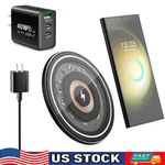 For Samsung Galaxy S26 Ultra Plus/ S24 15W Wireless Fast Charger Charging Pad. Fixed Price $14.99.