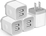 Usb Wall Blocks 4 Pack Of Chargers Dual Port For Iphone And Samsung. Fixed Price $18.99.
