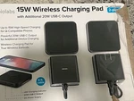 Ubiolabs 15W Wireless Charging Pad With 20W Usb-c Output (2-PACK). Fixed Price $19.99.