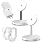 Jupazip Magnetic Wireless Charger 2PACK Iphone 16 Pro Max 15 14 13 12. Fixed Price $89.99.