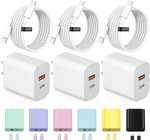 Iphone 17 16 15 Charger Fast Charging 10FT Long Usb Cable With 20W Dua. Fixed Price $44.23.