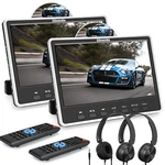 Gonavidio 2X 12" Screen Car Headrest Monitor Dual Dvd Player Hdmi Headset. Fixed Price $224.36.