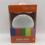 Juice Onn Universal Wireless Cell Phone Charging Pad 7.5W/10W With Led Lighting. Fixed Price $8.96.