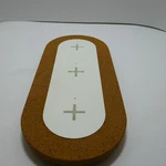 Ikea Nordm Rke 3-IN -1 White/ Wood Trim Wireless Charging Pad, Fast, Stylish. Fixed Price $11.40.