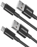 Anker Iphone Charger Cable, (2-PACK) 6FT Usb-a To Lightning Mfi Certified. Fixed Price $15.99.