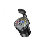 Type-c QC3.0 Usb Car Fast Charger Power Socket Outlet W/led Voltmeter 12V-24V. Fixed Price $16.06.