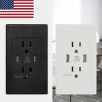 2 Usb Charger Wall Outlet Duplex Receptacle 15A Tamper Resistant Ul Listed. Fixed Price $19.35.