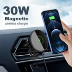 Us 30W Wireless Car Charger Mount Bracket For Apple Iphone 16 15 14 13 12. Fixed Price $14.69.