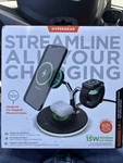Hypergear Maxcharge 3-IN-1 Wireless Charging Stand For Apple Devices Nib. Fixed Price $40.00.