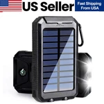2025 Super 10000000MAH Dual Usb Portable Charger Solar Power Bank For Cell Phone. Fixed Price $10.99.