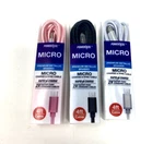 3 Pck Powerxcel Braided 4FT Micro Usb Cable Fast Charger Cord Rapid Sync. Fixed Price $7.00.