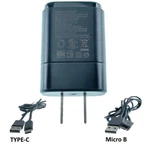 Oem Lg Wall Charger MCS-02WPE Black 5.0V-0.85A+2 Usb Cables (type & Micro B). Fixed Price $8.99.