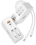 Usb Wall Charger Block, Built-in Dual Retractable Cables 40W P.... Fixed Price $52.71.