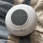 Soundbot SB510 Portable Bluetooth Shower Speaker - White/blue/gray, Functional. Fixed Price $10.99.