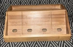 Lipper International Bamboo Wood Charging Station 812 For Phones Tablets. Fixed Price $12.99.