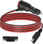 6.5FT Sae To Cigarette Lighter Plug With Switch, 12V 24V Male. Fixed Price $23.48.