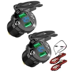 Daiertek 12V Dual Usb Charger Socket For Automotive Car Marine Rv Rzr Boat Atv. Fixed Price $32.22.