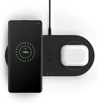 Belkin 10W Qi Dual Wireless Charging Pad - Black Certified Charger. Fixed Price $24.99.
