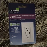 Leviton Decora+ T5635-BW 30W Usb-c Power Delivery Tamper Resistant Outlet White. Fixed Price $47.48.
