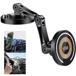 Fast Charging 15W Wireless Charger Magnetic Car Mount For Samsung Iphone. Fixed Price $18.79.