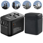 Lencent Travel Adapter Universal Converter 30W Fast Usb Wall Charger Power Plug. Fixed Price $18.89.