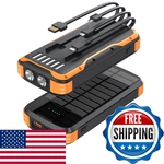 Minrise 40000MAH Solar Power Bank, Pd 20W Fast Charging Portable Charger. Fixed Price $68.95.