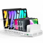 Alxum Usb Charging Station Quick 3.0 60W 10-PORT Multi-device Charger. Fixed Price $95.66.