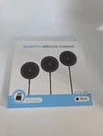 3-PACK Magnetic Wireless Charger Black Fast Charging With Usb-a New. Fixed Price $24.97.