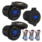 Daiertek 12V Usb Car Charger Socket 3-PACK 48W Pd & Qc 3.0 Fast Black. Fixed Price $49.02.