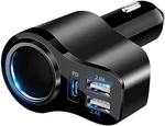 4 In Usb Car Charger, 168W Multi Cigarette Lighter Adapter, Socket Split. Fixed Price $25.79.