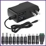 5V1A Ac Adapter Power Supply Cord With 11 Plug Tips To 5VOLT 500MA. Fixed Price $17.97.