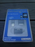 New Kensington Powerbolt Micro Car Charger For Apple Iphone Ipad Ipod 2.1 Amps. Fixed Price $6.00.
