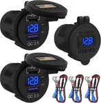 Daiertek 12V Usb Car Charger Socket 3-PACK 48W Pd & Qc 3.0 Fast Charging Dua. Fixed Price $47.00.