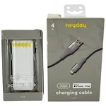 Heyday 4000MAH White Power Bank And 4' Iphone Ipad Charging Cable Free Shipping!. Fixed Price $15.99.