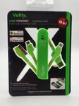 Voltix Usb Pocket Charging Port - Green Bult Cables With Connectors. Fixed Price $10.00.