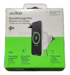 NN9O Belkin Boostcharge Pro Magnetic Air Vent Wireless QI2 15W Car Charger. Fixed Price $29.99.