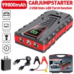99800MAH Portable Car Jump Starter Booster Starting Power Bank Battery Charger. Fixed Price $17.99.