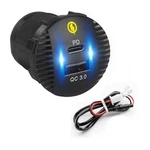 Usb Type Car Charger 20W Pd & Dual 18W QC3.0 Voltmeter Socket 12-24V Boat. Fixed Price $11.67.