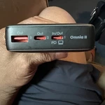 Aukey PB-Y43 Spark Mini 20,000MAH Portable Power Bank With 65W Pd Gray. Fixed Price $100.00.