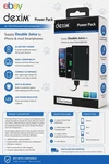 Dexim 3000MAH Black Power Bank For Ipod Iphone Ipad Smartphones Led Fast Charge. Fixed Price $16.99.