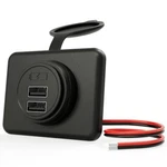 Rv Usb Outlet YM1236 Panel Dual Port Charger Receptacle 12V24V Car Femal. Fixed Price $19.92.