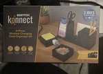New Bostitch Konnect Dual Plug Wireless Charging Desk Organizer.. Fixed Price $20.98.