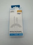 Anker 10FT 60W Braided Usb-c To Max Fast Charging Cable White. Fixed Price $12.50.
