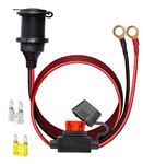12V/24V Fixed Thread Cigarette Lighter Socket Extension Cable With Perforated.... Fixed Price $19.29.