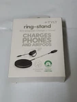 Tylt 15W Magnetic Phone & Airpods Charger Magsafe Ring Stand - BLACK/#K2. Fixed Price $17.99.