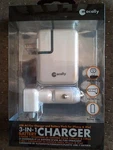 New Macally 3 In 1 Usb Ac/car Charger And Battery Pack. Fixed Price $11.99.
