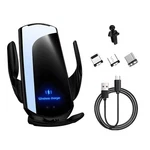 Muqida Wireless Car Charger, 15W Fast Charging Air Vent Mount Black. Fixed Price $18.99.