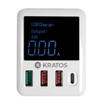 Kratos Power 40W QC3.0/PD3.0 4-PORT Usb Wall Charger Digital Display. Fixed Price $13.99.